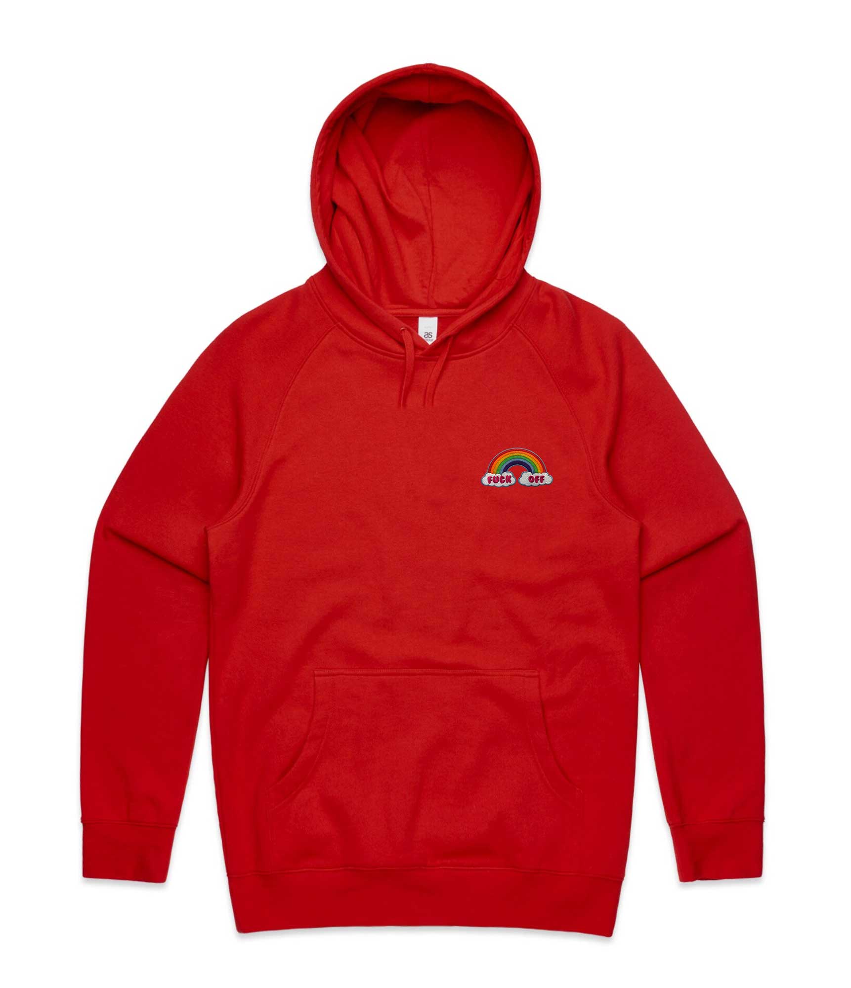 Image of BSO Embroidered Unisex Hoodie - Fuck Off Backstage Originals